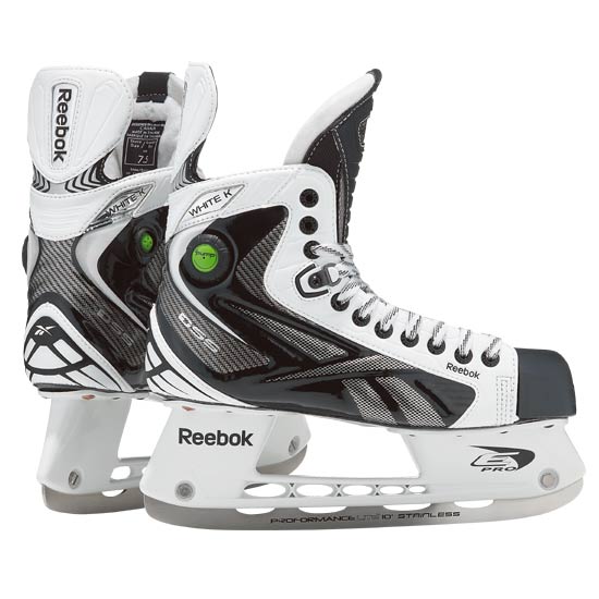 RBK White K Junior Ice Hockey Skates